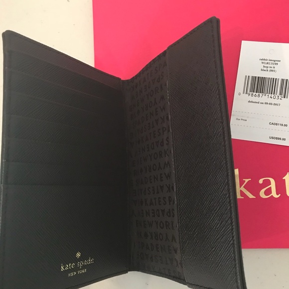 NWT KATE SPADE RABBIT IMOGENE HOP TO IT WALLET - Picture 5 of 8